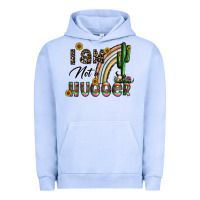 Pigment Grape Ice i am not a hugger Urban Hoodie - CowhideDigitalArt