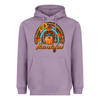 Lavender thankful pumpkin rainbow Heavyweight Hoodie - BundleAndBundleShop