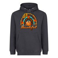 Smoke thankful pumpkin rainbow Heavyweight Hoodie - BundleAndBundleShop