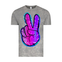 Cloud Rock Mermaid Peace Sign Vintage Tee - Jasminsmagicworld