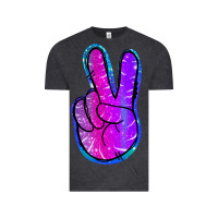 Vintage Black Mermaid Peace Sign Vintage Tee - Jasminsmagicworld