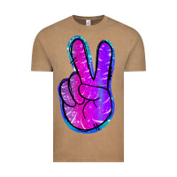 Mermaid Peace Sign Vintage Tee | Teevron