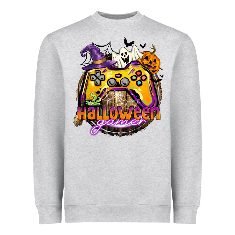 Halloween Gamer Heavyweight Sweatshirt by CowGirlArtShop | Teevron