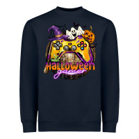 Navy halloween gamer Heavyweight Sweatshirt - CowGirlArtShop