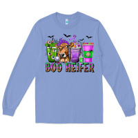 Colony Blue Boo Heifer Coffee Cups with Halloween Long Sleeve Tee - texasbilliewilder