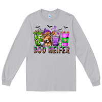 Moon Dust Boo Heifer Coffee Cups with Halloween Long Sleeve Tee - texasbilliewilder