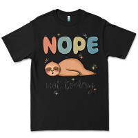 Black nope not today Premium Tee - MaliasSmallBusiness