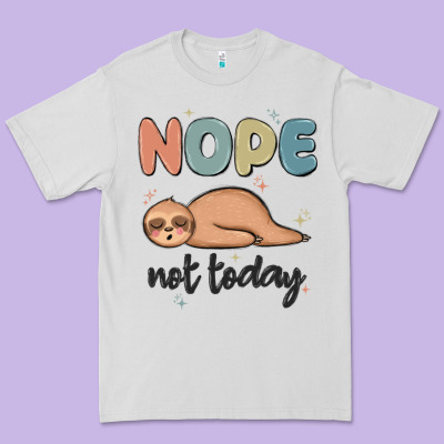 Nope Not Today Premium Tee Designed By Maliassmallbusiness