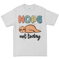 Dove Grey nope not today Premium Tee - MaliasSmallBusiness