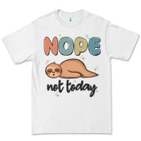White nope not today Premium Tee - MaliasSmallBusiness
