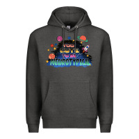 Charcoal Heather Too cute to be neurotypical Premium Hoodie - FaDigitalArtStudio