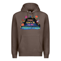 Coffee Too cute to be neurotypical Premium Hoodie - FaDigitalArtStudio