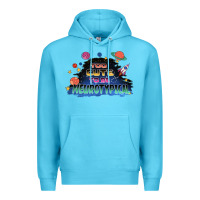 Ocean Blue Too cute to be neurotypical Premium Hoodie - FaDigitalArtStudio