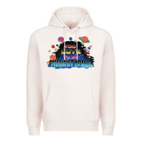 Pale Pink Too cute to be neurotypical Premium Hoodie - FaDigitalArtStudio