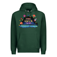 Sports Green Too cute to be neurotypical Premium Hoodie - FaDigitalArtStudio