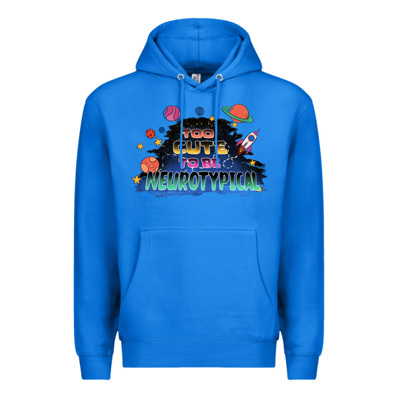 Too Cute To Be Neurotypical Premium Hoodie by FaDigitalArtStudio | Teevron
