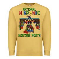 Antique Gold thunderbird hispanic heritage month Premium Sweatshirt - BundleAndBundleShop