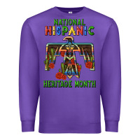 Purple thunderbird hispanic heritage month Premium Sweatshirt - BundleAndBundleShop