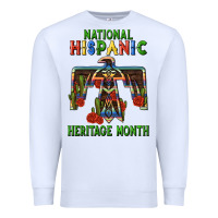 White thunderbird hispanic heritage month Premium Sweatshirt - BundleAndBundleShop