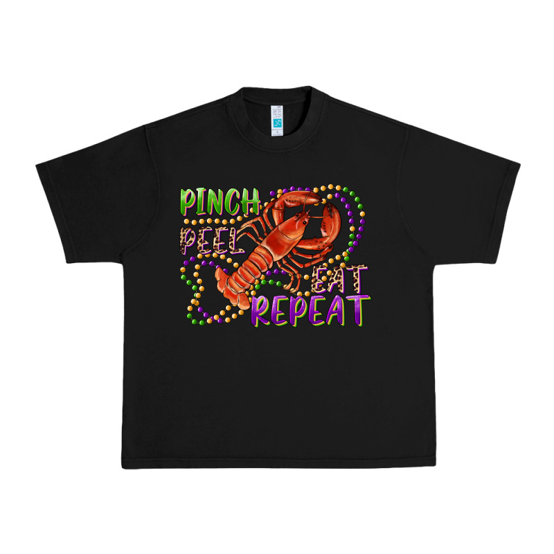 Pinch Peel Eat Repeat Crawfish Urban Heavy Tee by RanaPortraitStore | Teevron