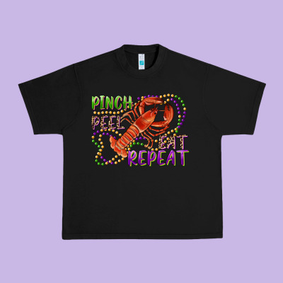 Pinch Peel Eat Repeat Crawfish Urban Heavy Tee Designed By Ranaportraitstore