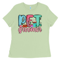 Matcha pet groomer Ladies Tee - MaliasSmallBusiness