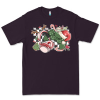 Plum gamer christmas game controller Premium Tee - MaliasSmallBusiness