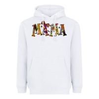 White halloween mama Heavyweight Hoodie - BundleAndBundleShop