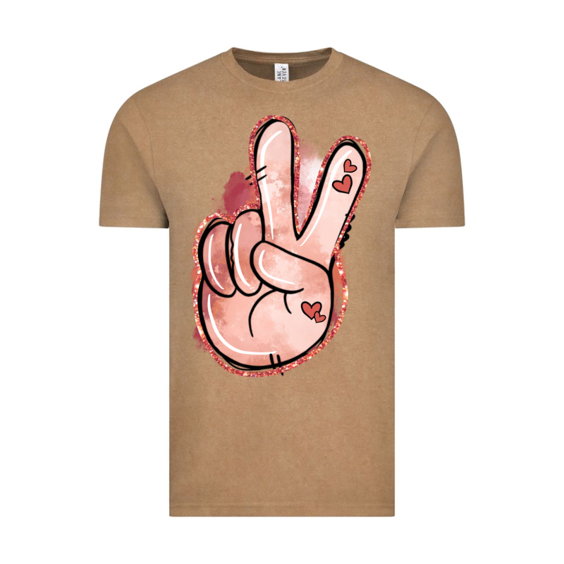 Floral Argyle Peace Sign Vintage Tee by Jasminsmagicworld | Teevron