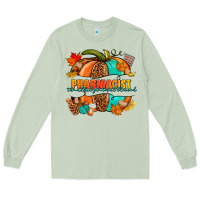 Matcha Pharmacist pumpkin Long Sleeve Tee - NancyCooperArtShop