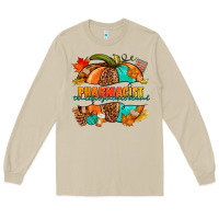 Mushroom Pharmacist pumpkin Long Sleeve Tee - NancyCooperArtShop