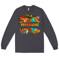 Smoke Pharmacist pumpkin Long Sleeve Tee - NancyCooperArtShop