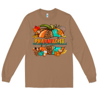 Toasted Coconut Pharmacist pumpkin Long Sleeve Tee - NancyCooperArtShop