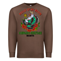 Chestnut traditional lady hispanic heritage month Premium Sweatshirt - BundleAndBundleShop