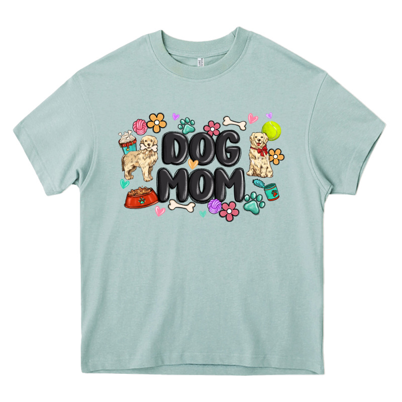 Dog Mom Heavy Core Tee by MaliasSmallBusiness | Teevron