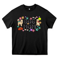 Black dog mom Heavy Core Tee - MaliasSmallBusiness
