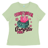 Matcha emotional dumpster fire Ladies Tee - MaliasSmallBusiness