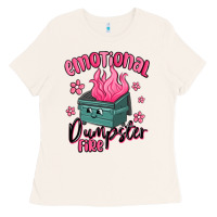Bone emotional dumpster fire Ladies Tee - MaliasSmallBusiness