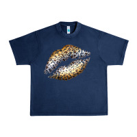 Navy Cheetah Lips Urban Heavy Tee - Bettercallsaul