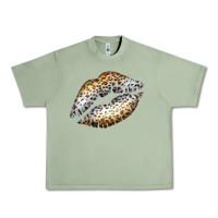 Oil Green Cheetah Lips Urban Heavy Tee - Bettercallsaul