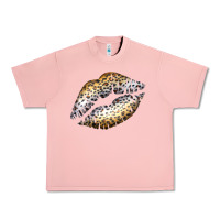 Salmon Cheetah Lips Urban Heavy Tee - Bettercallsaul