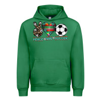 Emerald peace love soccer Urban Hoodie - CowhideDigitalArt