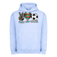 Peace Love Soccer Urban Hoodie | Teevron
