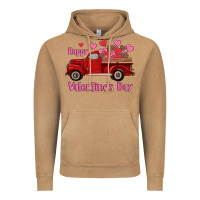 Vintage Camel happy valentine's day truck hearts Vintage Hoodie - RanaPortraitStore