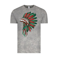 Cloud Rock american flag indian headdress Vintage Tee - BarkalooDesign