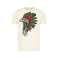 Vintage Arctic american flag indian headdress Vintage Tee - BarkalooDesign