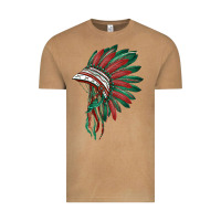 Vintage Camel american flag indian headdress Vintage Tee - BarkalooDesign