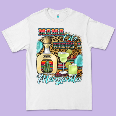 Mama Cita Needs A Margarita1 Premium Tee Designed By Jahusdesignshop