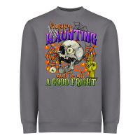 Storm happy haunting and to all a good fright Heavyweight Sweatshirt - CowGirlArtShop