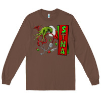 Chestnut Christmas Character Long Sleeve Tee - NancyCooperArtShop